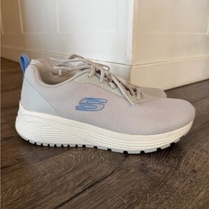 Skechers Memory Foam Sparrow 2.0 Lace Up Women's Sneakers US 8 Gray